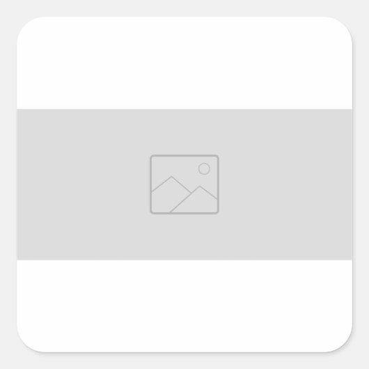 Quadratischer Aufkleber mit Ihrem Bild (Vorderseite)
