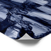 Quadratischer Code Poster (Ecke)