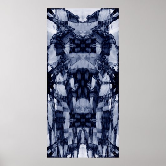 Quadratischer Code Poster (Vorne)