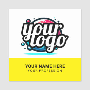 Quadratischer cooler Mitarbeiter-Pin-Name-Tag mit  Namensschild