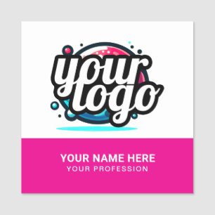 Quadratischer cooler Mitarbeiter-Pin-Name-Tag mit Namensschild
