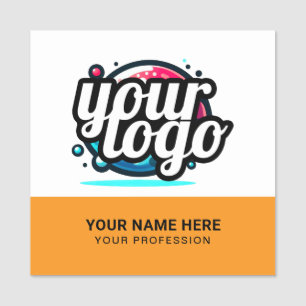 Quadratischer cooler Mitarbeiter-Pin-Name-Tag mit  Namensschild