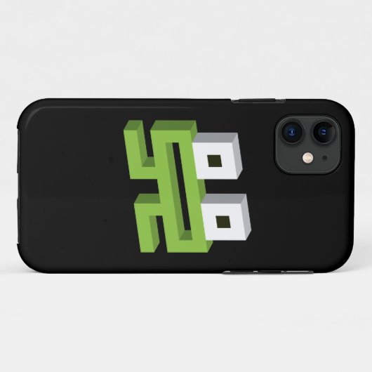 Quadratischer Frosch Case-Mate iPhone Hülle (Rückseite (Horizontal))