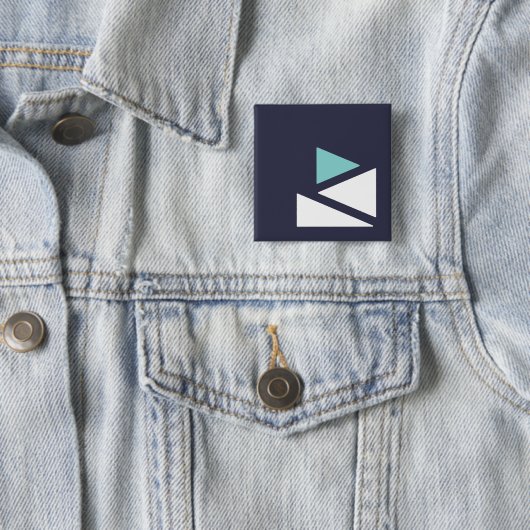 Quadratischer Glassbreakers Knopf Button (Beispiel)