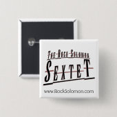 Quadratischer Knopf Button (Vorne & Hinten)