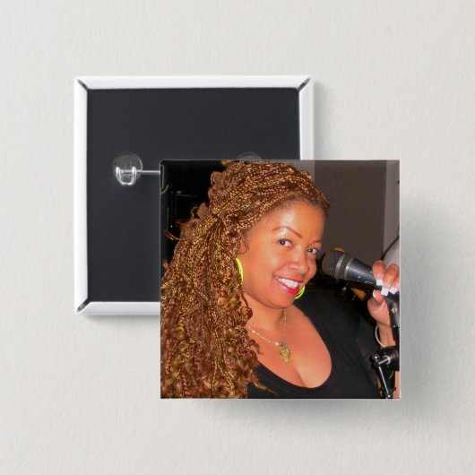 Quadratischer Knopf Button (Vorne & Hinten)