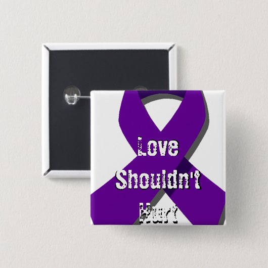 Quadratischer Knopf Button (Vorne & Hinten)