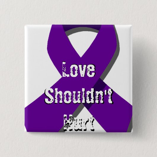 Quadratischer Knopf Button (Vorderseite)