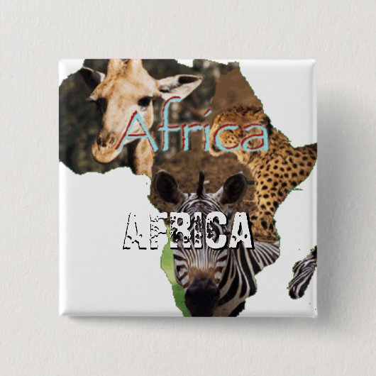 Quadratischer Knopf Button (Vorderseite)