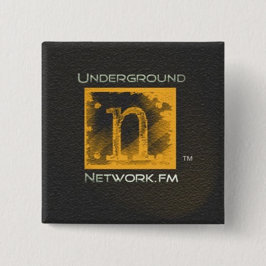 Quadratischer Knopf Button (Vorderseite)