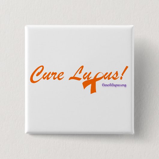 Quadratischer Knopf Button (Vorderseite)