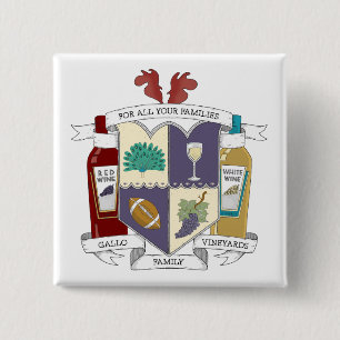 Quadratischer Knopf Button