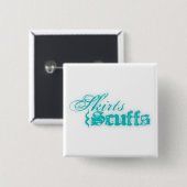 Quadratischer Knopf Button (Vorne & Hinten)