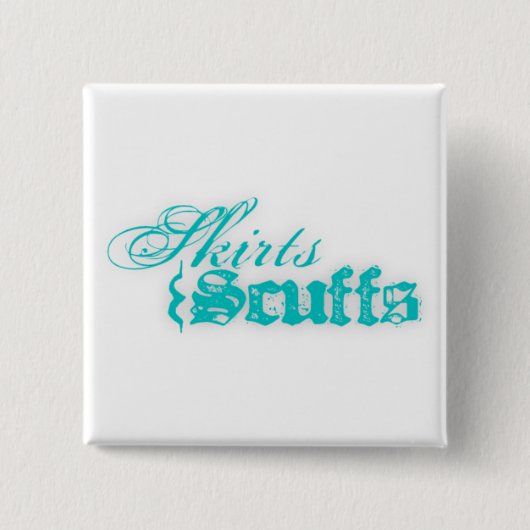 Quadratischer Knopf Button (Vorderseite)