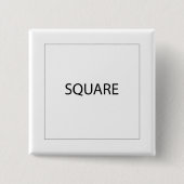Quadratischer Knopf Button (Vorderseite)