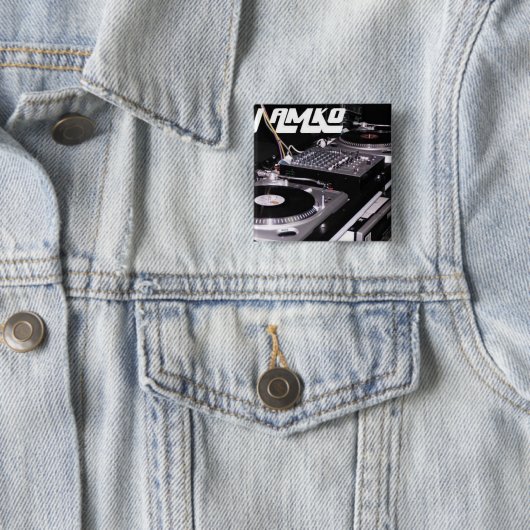 Quadratischer Knopf Button (Beispiel)