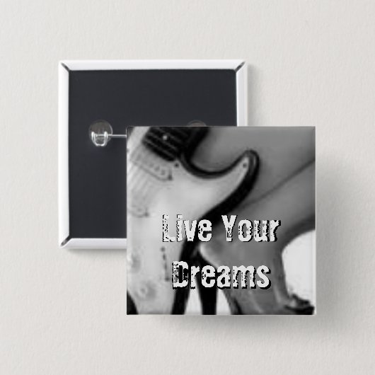 Quadratischer Knopf Button (Vorne & Hinten)