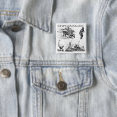 quadratischer Knopf/Button des Cryptozoology Button (Beispiel)