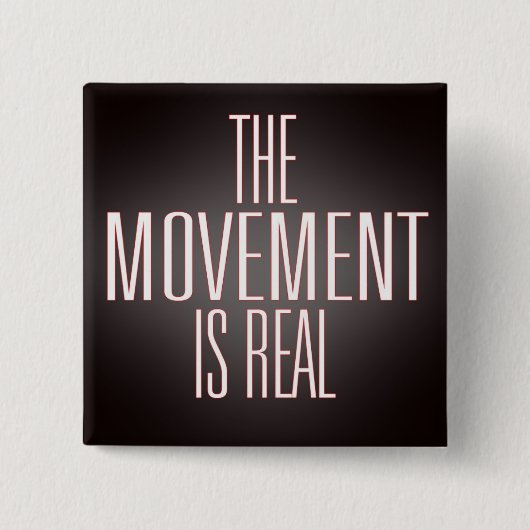 Quadratischer Knopf die Bewegung Button (Vorderseite)