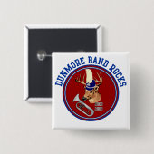 Quadratischer Knopf DUNMORE Button (Vorne & Hinten)