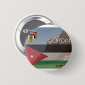 Quadratischer Knopf Jordaniens Button (Vorne & Hinten)