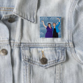 Quadratischer Knopf Katie Träger für Kongreß Button (Beispiel)