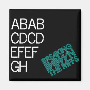 Quadratischer Magnet