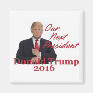 Quadratischer Magnet Donald Trump 2016