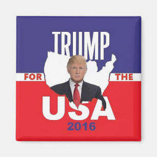 Quadratischer Magnet Donald Trump 2016
