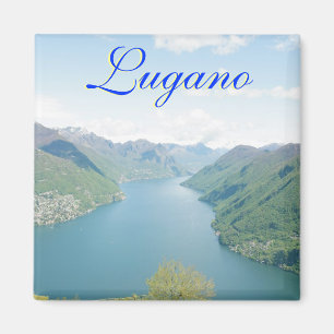 Quadratischer Magnet Lugano, die Schweiz