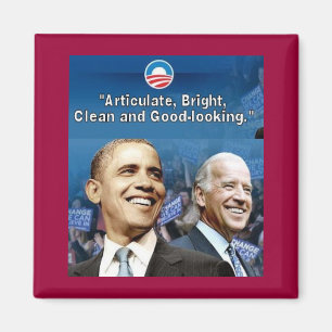 Quadratischer Magnet Obama Biden