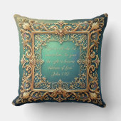 quadratischer Rahmen mit benutzerdefinierbarer Grö Kissen (Vorderseite)