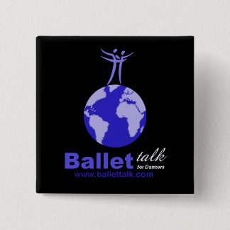 Quadratischer schwarzer Knopf Button