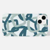 Quadratischer Tangle Coastal Calm Case-Mate iPhone Hülle (Rückseite (Horizontal))