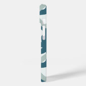 Quadratischer Tangle Coastal Calm Case-Mate iPhone Hülle (Rückseite / Links)