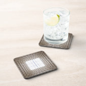 quadratischer Tunnel Getränkeuntersetzer (Rechte Seite)