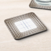 quadratischer Tunnel Getränkeuntersetzer (Linke Seite)