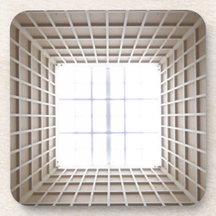 quadratischer Tunnel Getränkeuntersetzer