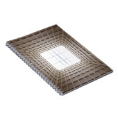 quadratischer Tunnel Notizblock (Rechte Seite)