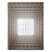 quadratischer Tunnel Notizblock (Vorderseite)