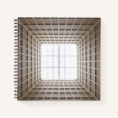 quadratischer Tunnel Notizblock (Vorderseite)