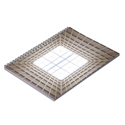 quadratischer Tunnel Notizblock (Linke Seite)