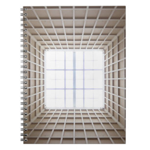 quadratischer Tunnel Notizblock