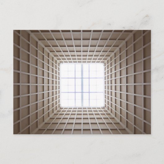 quadratischer Tunnel Postkarte (Vorderseite)