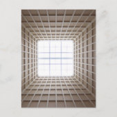 quadratischer Tunnel Postkarte (Vorderseite)