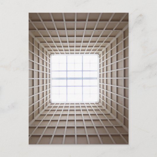 quadratischer Tunnel Postkarte (Vorderseite)