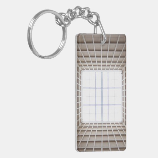 quadratischer Tunnel Schlüsselanhänger (Vorderseite links)