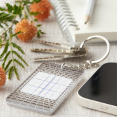 quadratischer Tunnel Schlüsselanhänger (Vorderseite rechts)