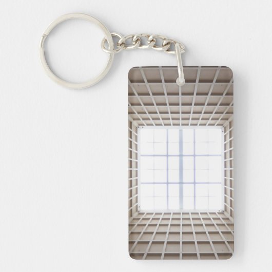 quadratischer Tunnel Schlüsselanhänger (Vorderseite)