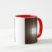 quadratischer Tunnel Tasse (VorderseiteRechts)